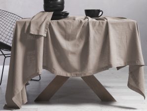 Τραπεζομάντηλο 150×250 Nef Nef Cotton-Linen Beige (150×250)