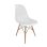 Καρέκλα Art Wood White EM123.1P 46X53X81 cm Σετ 4τμχ
