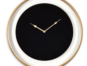 Ρολόι Τοίχου Μεταλλικό Μαύρο-Χρυσό ARTELIBRE 60×5εκ. 14700003 (Υλικό: Μεταλλικό, Χρώμα: Μαύρο) – ARTELIBRE – 14700003