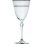 Ποτήρι Κρασιού Κρυστάλλινο Bohemia 250ml Σετ 6Τμχ Elisabeth Gold